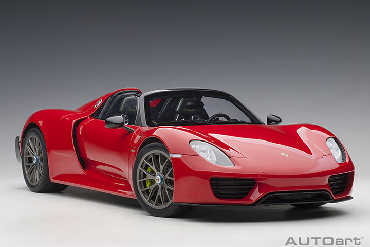 Porsche 918 Spyder Weissach Package - Guards Red (AUTOart) 1/12