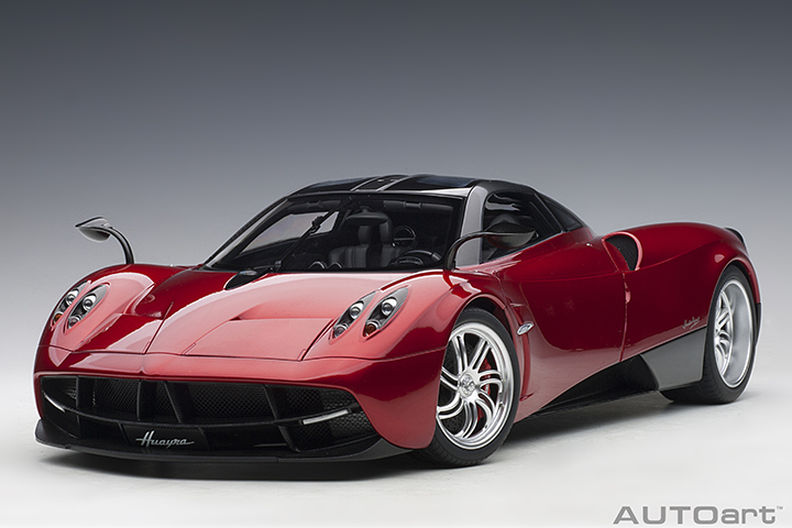 Pagani Huayra - Metallic Red/silver Wheels (AUTOart) 1/12