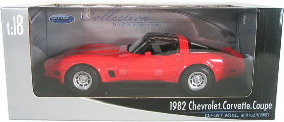 1982 Chevy Corvette Coupe - Red (Welly) 1/18