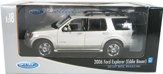 2006 Ford Explorer Eddie Bauer - Silver (Welly) 1/18