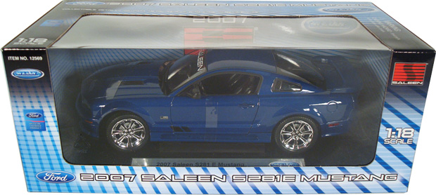 2007 Saleen Mustang S281E - Blue (Welly) 1/18