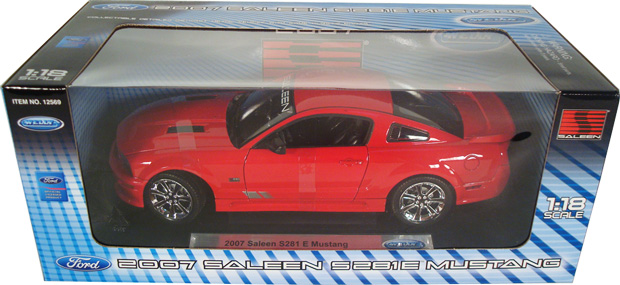 2007 Saleen Mustang S281E - Red (Welly) 1/18