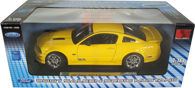 2007 Saleen Mustang S281E - Yellow (Welly) 1/18