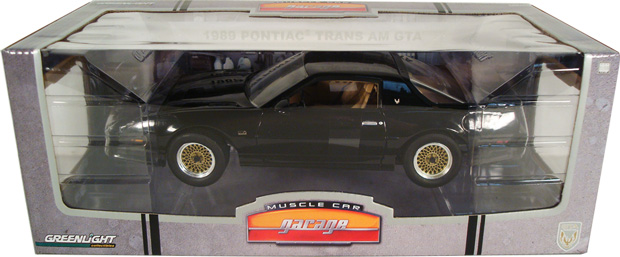 1989 Pontiac Trans Am GTA - Black (Greenlight Toys) 1/18