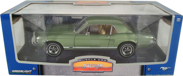 1967 Ford Mustang GT - Lime Gold Metallic (Greenlight Collectibles) 1/18