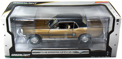 1968 Ford Mustang GT California High-Country Special - Gold Metallic (Greenlight Collectibles) 1/18