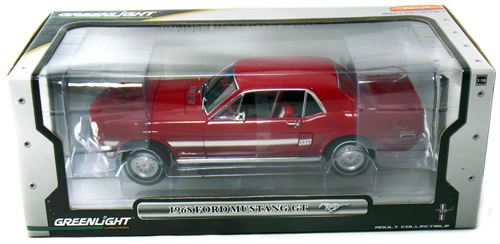 1968 Ford Mustang GT California Special - Red (Greenlight Collectibles) 1/18