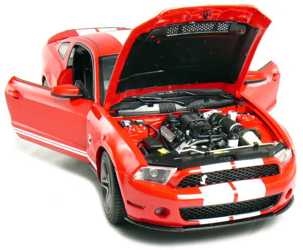 2010 Ford Shelby Mustang GT500 Coupe - Torch Red (Greenlight) 1/18 12816