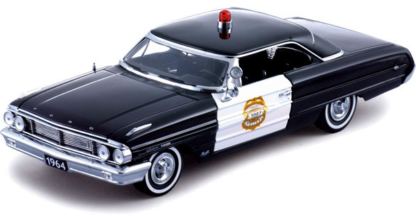 1964 Ford Galaxie 500 Minneapolis Police Car (SunStar) 1/18