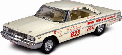 1963 Ford Galaxie 500 Superstock - Dick Brannan #823 (Sun Star) 1/18