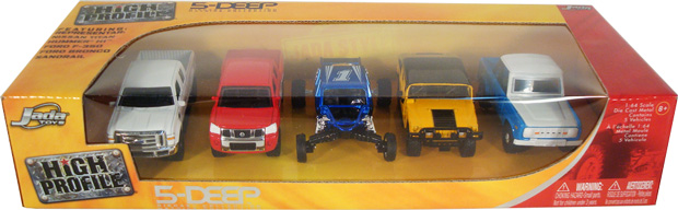 5-Deep 'High Profile' Assortment (Jada Toys) 1/64