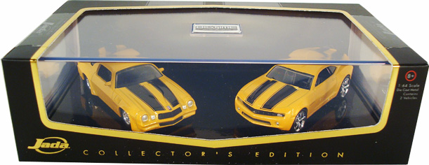 1981 & 2006 Chevy Camaro Concept (Bumblebee) 2-Car Collector's Edition Set (Bigtime Muscle) 1/64