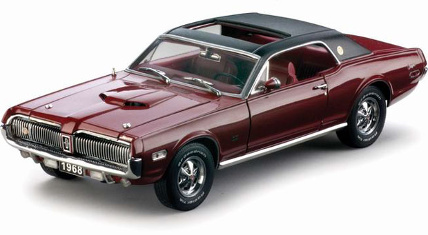 1968 Mercury Cougar XR7G - Maroon (SunStar) 1/18