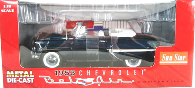 1953 Chevrolet Bel Air Convertible - Regatta Blue (Sun Star) 1/18