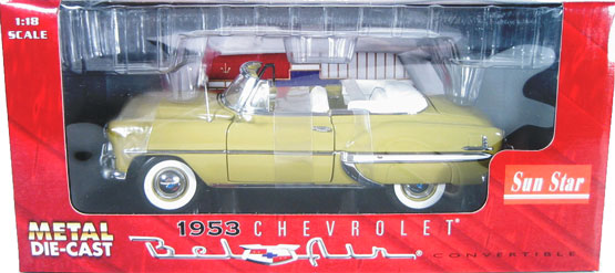 1953 Chevrolet Bel Air Convertible - Sun Gold (Sun Star) 1/18