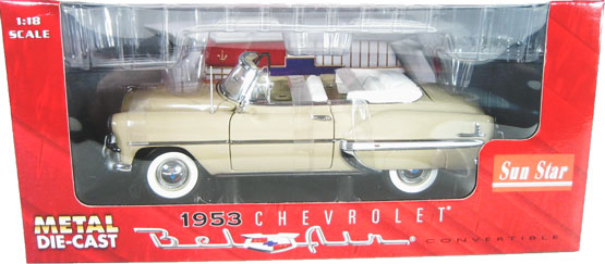 1953 Chevrolet Bel Air Convertible - Sahara Beige (Sun Star) 1/18