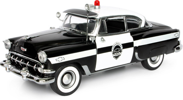 1954 Chevrolet Bel Air Police Car (SunStar) 1/18