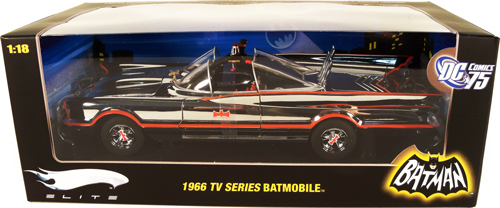 1966 TV Series Batmobile - Limited Chrome Collector's Edition (Hot Wheels Elite) 1/18