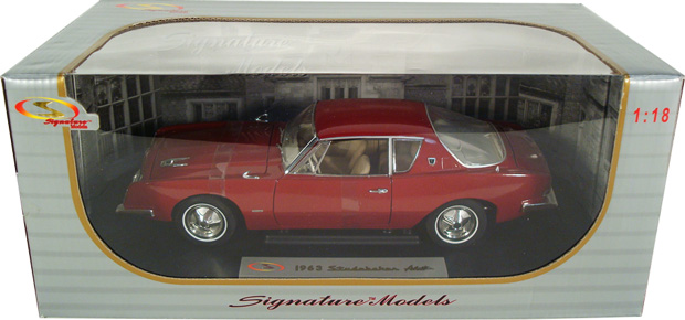 1963 Studebaker Avanti - Brick Red (Signature) 1/18