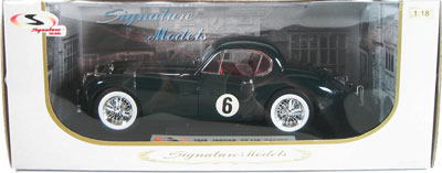 1949 Jaguar XK120 - X-Type Racing Green #6 (Signature Collection) 1/18