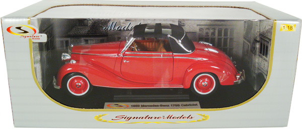 1950 Mercedes-Benz 170S Cabriolet - Red (Signature) 1/18