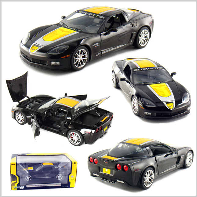 2009 Corvette Z06 GT-1 Jake Edition - Black (Greenlight) 1/24