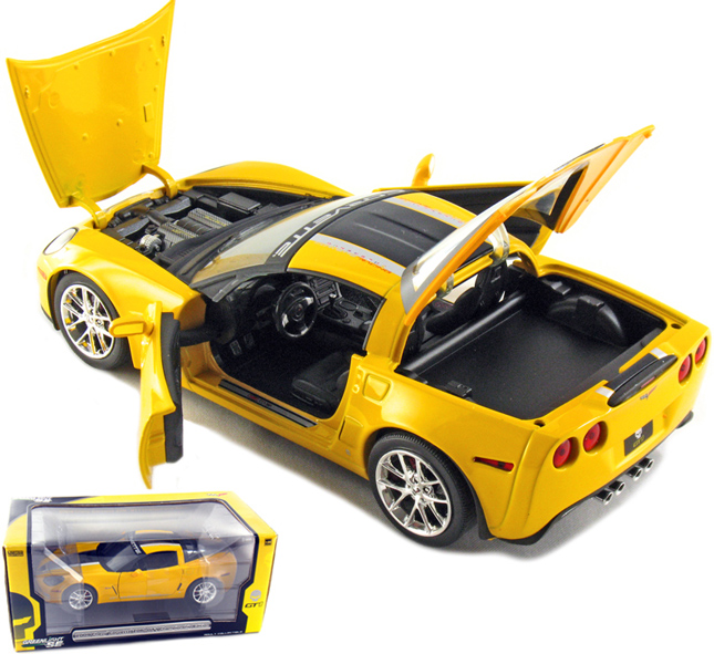 2009 Corvette Z06 GT-1 Jake Edition - Yellow (Greenlight) 1/24