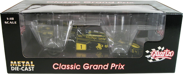 Lotus 72E - Ronnie Peterson 1974 Grand Prix Monaco Winner (Quartzo) 1/18