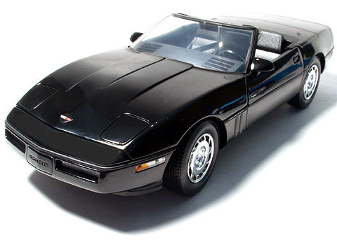 1986 Chevy Corvette Convertible - Black (Greenlight Collectibles) 1/18