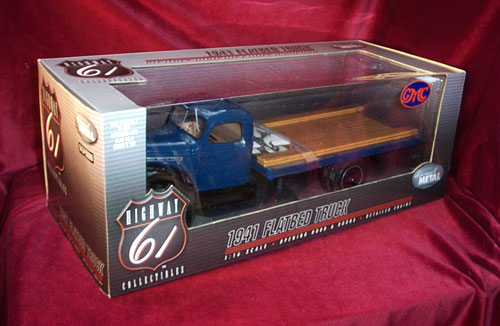 1941 GMC Flatbed - Blue (Highway 61) 1/16