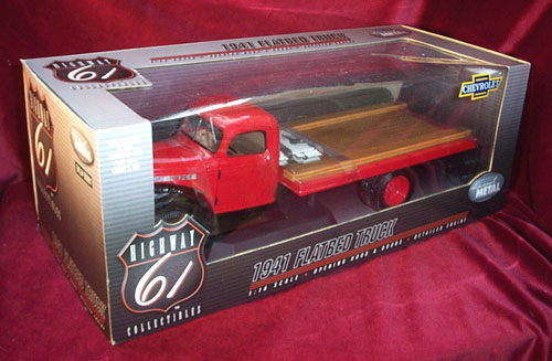 1941 Chevy Flatbed - Red (Highway 61) 1/16