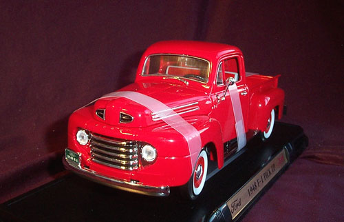 1948 Ford F1 Pickup Truck - Red (YatMing) 1/18