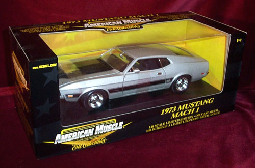 1973 Mustang Mach 1 - Light Pewter (Ertl) 1/18