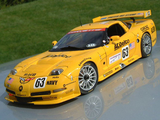 2002 Chevrolet Corvette C5-R #63 - 24HR LeMans GTS France Winner (AUTOart) 1/18