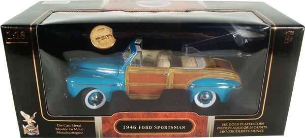 1946 Ford Sportsman w/ Real Wood and Suede (YatMing) 1/18