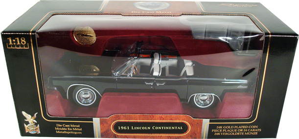 1961 Lincoln Continental - Black (YatMing) 1/18