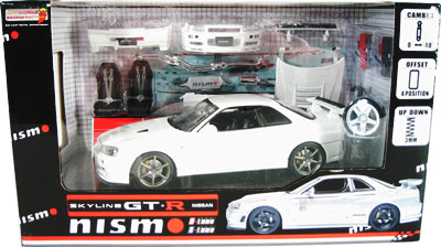 2002 Nissan Skyline GT-R V-SPEC II - White (Hot Works Racing) 1/24