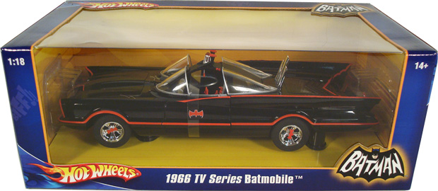 1966 Batman Batmobile "Original TV Series" (Hot Wheels) 1/18