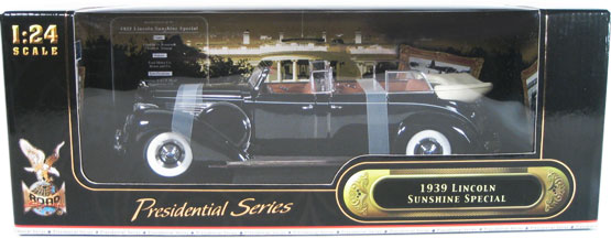 1939 Lincoln Sunshine Special Presidential Limo (Yat Ming) 1/24