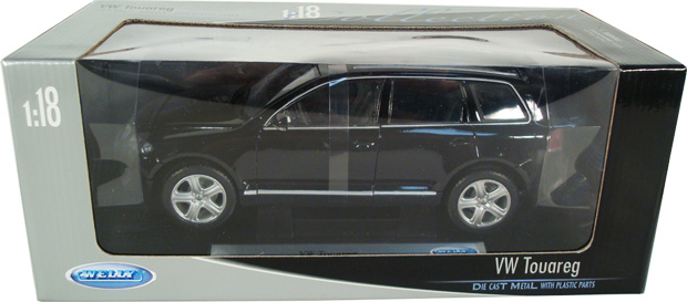 VW Touareg - Black (Welly) 1/18