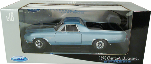 1970 Chevy El Camino SS 454 - Blue (Welly) 1/18