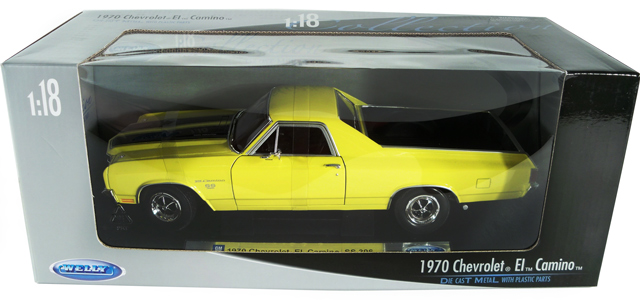 1970 Chevy El Camino SS 454 - Yellow (Welly) 1/18