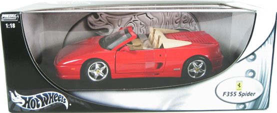 Ferrari F355 Spider - Red (Hot Wheels) 1/18