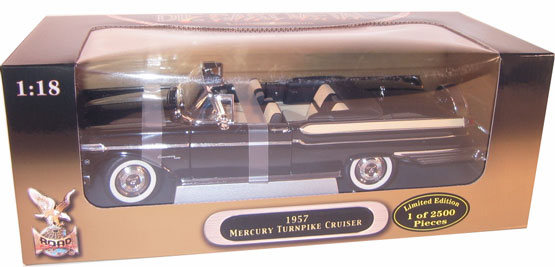 1957 Mercury Turnpike Cruiser - Black (YatMing) 1/18