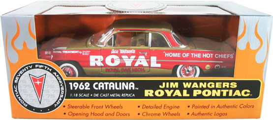 1962 Pontiac Catalina Pro Stock - Jim Wanger 'Royal Pontiac' (MIC) 1/18