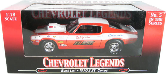 1970 Chevy Camaro Z/28 Pro Stock - Butch Leal 'California Flash' (MIC) 1/18