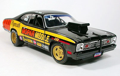 1973 Plymouth Duster Pro Stock - Don Carlton 'Mopar Missile' (MIC) 1/18