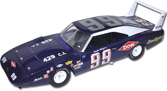 1969 Dodge Daytona Charger #99 Charlie Glotzbach (MIC) 1/18