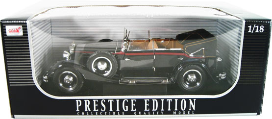 1932 Maybach DS8 Zeppelin - Black (Anson) 1/18