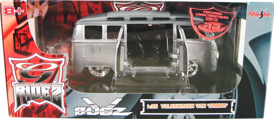 VW Samba Van - Silver (Maisto G-Ridez) 1/25